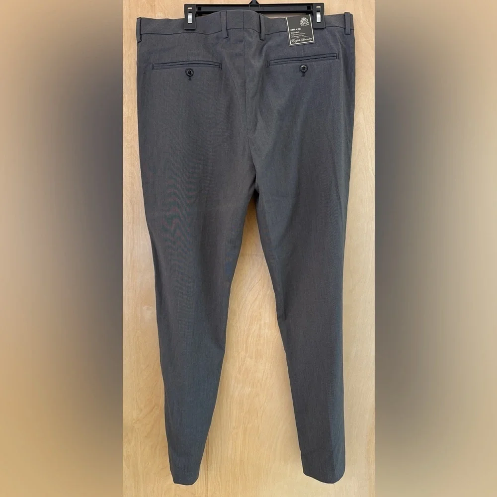 English Laundry Men's Charcoal Dress Pants
